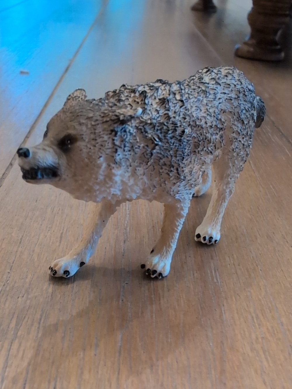 Schleich Black Panther & Growling Wolf - Picture 4 of 5